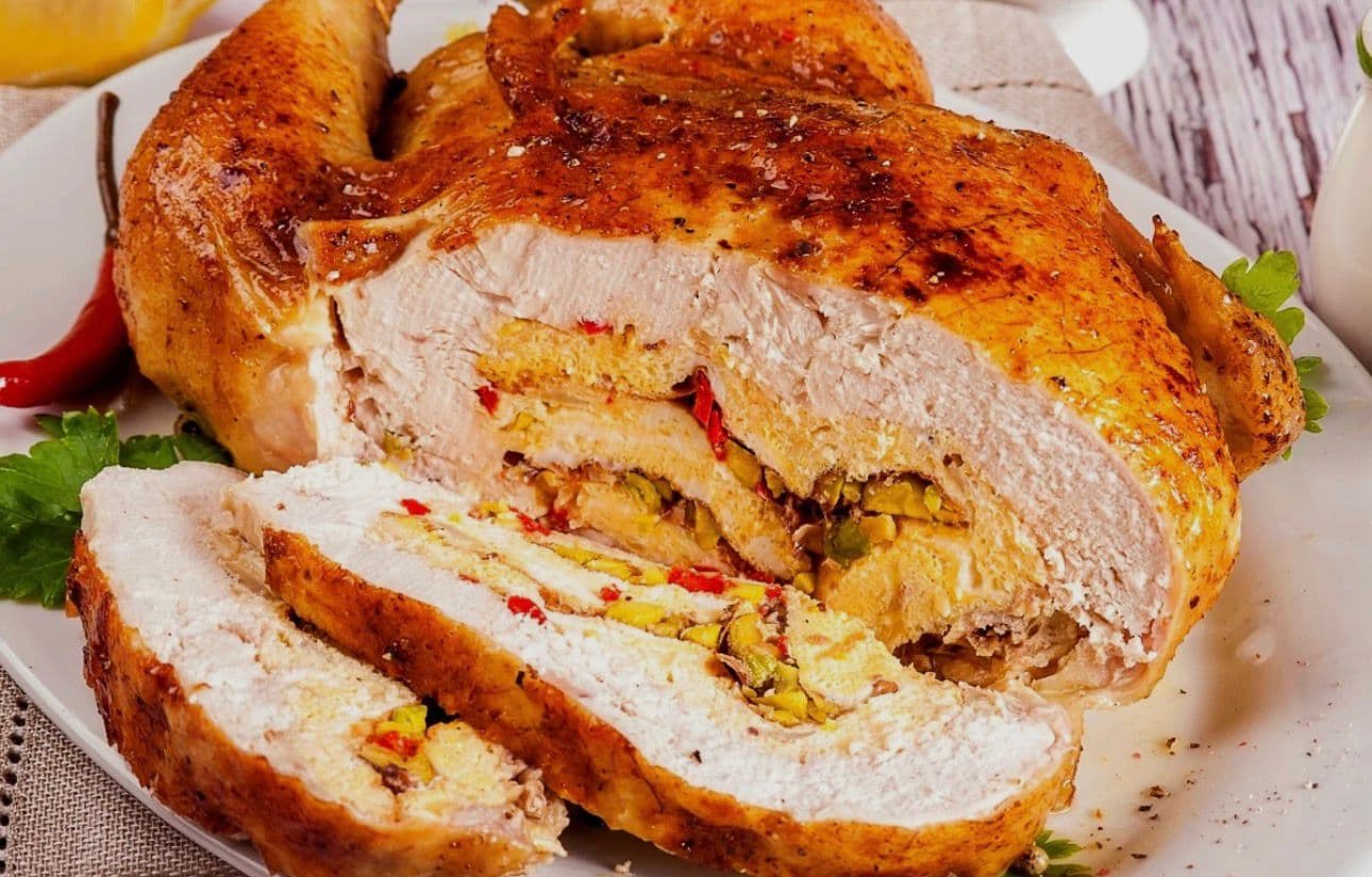 Kit 01 (frango desossado recheado)